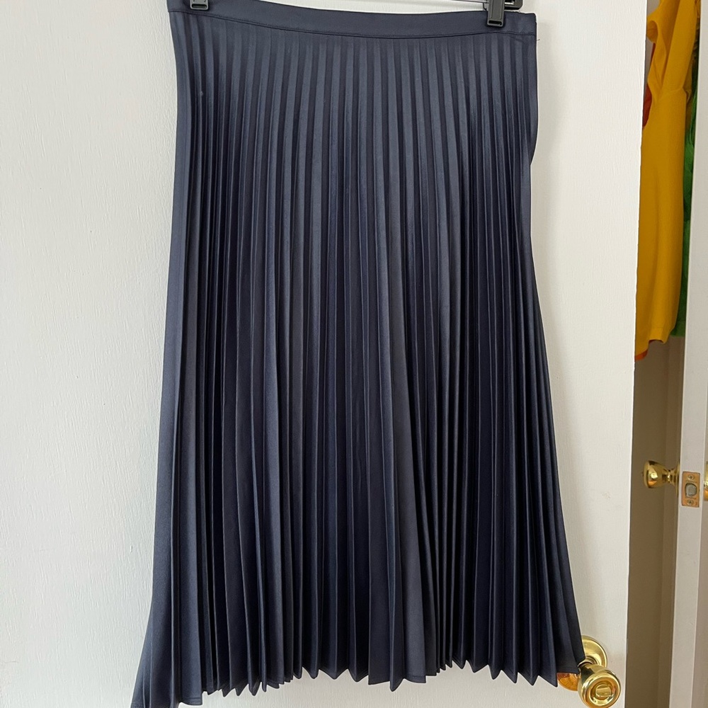 Pleated Midi Skirt